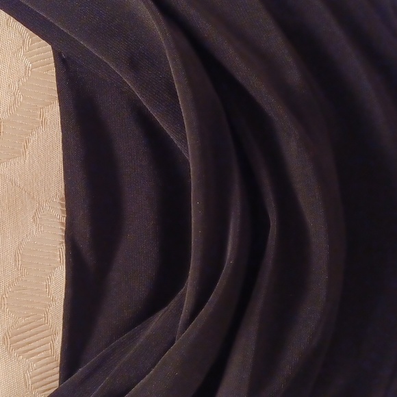 Black Draped Front Jumpsuit. Size 10. - Picture 7 of 7